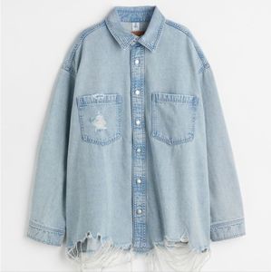 H&M Oversized Denim Shirt